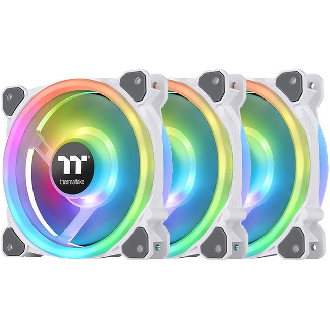 Thermaltake Pure 12 ARGB Sync Radiator Fan White TT Premium Edition (3-Fan Pack) - 3 Pack - Thumbnail 1