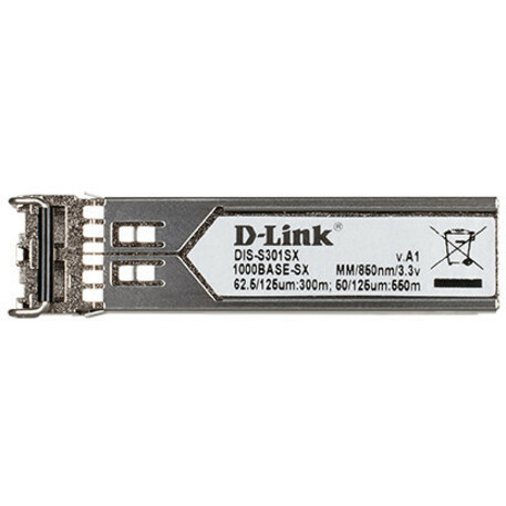 D-Link 1-port Mini-GBIC SFP to 1000BaseSX Multi-Mode Fibre Transceiver - Thumbnail 2
