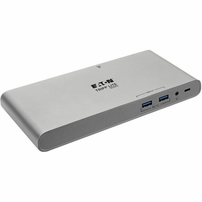 Tripp Lite by Eaton USB C Docking Station w/ USB A/C Hub, HDMI, VGA, DisplayPort, Gbe, 100W PD Charging 4K@30Hz Thunderbolt 3, USB Type C, USB-C, USB Type-C - Thumbnail 2