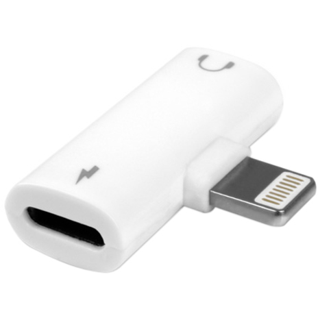 Aluratek Dual Lightning Adapter For iPhone/iPad - Thumbnail 2