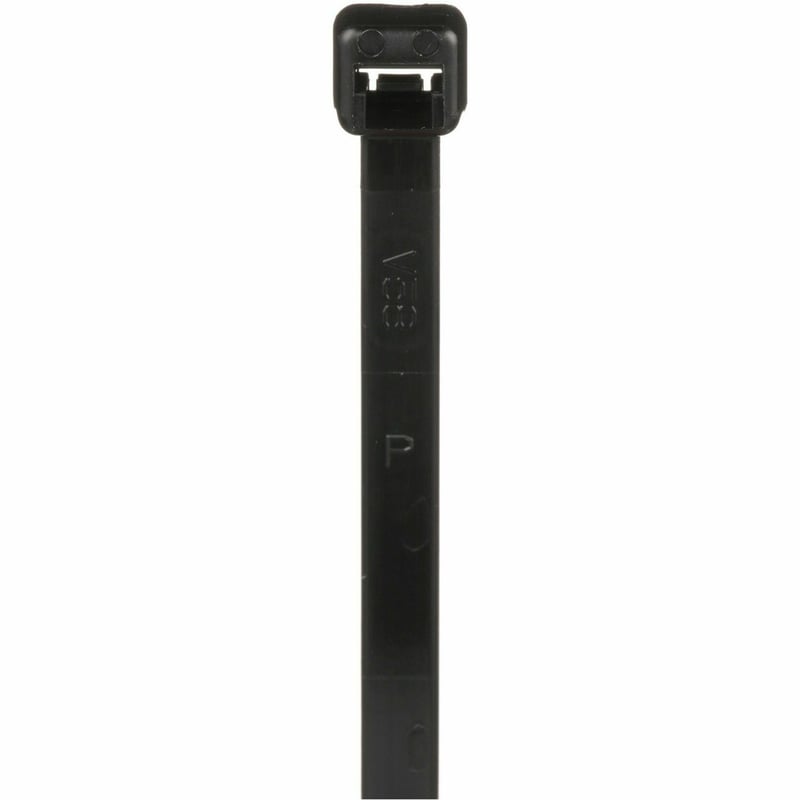 Panduit Cable Tie, Black, UV Nylon 612, 9.8" , 50lb, PK100 - Thumbnail 1