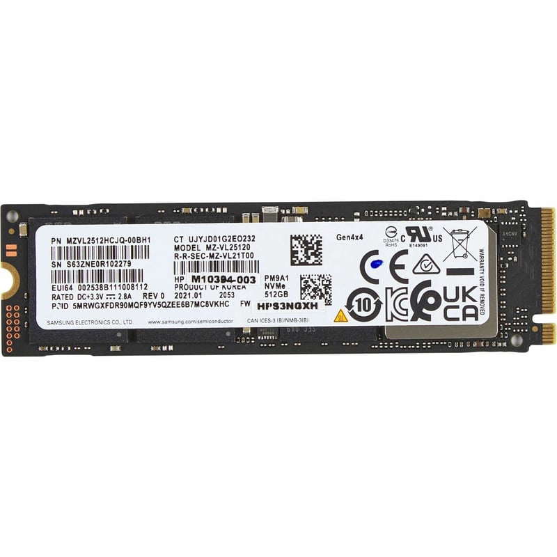 512GB PCIE NVME SSD