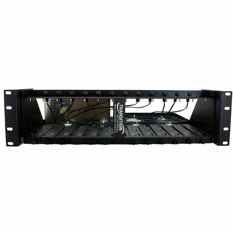 Transition Networks E-MCR-05 12-slot Media Converter Rack - Thumbnail 2