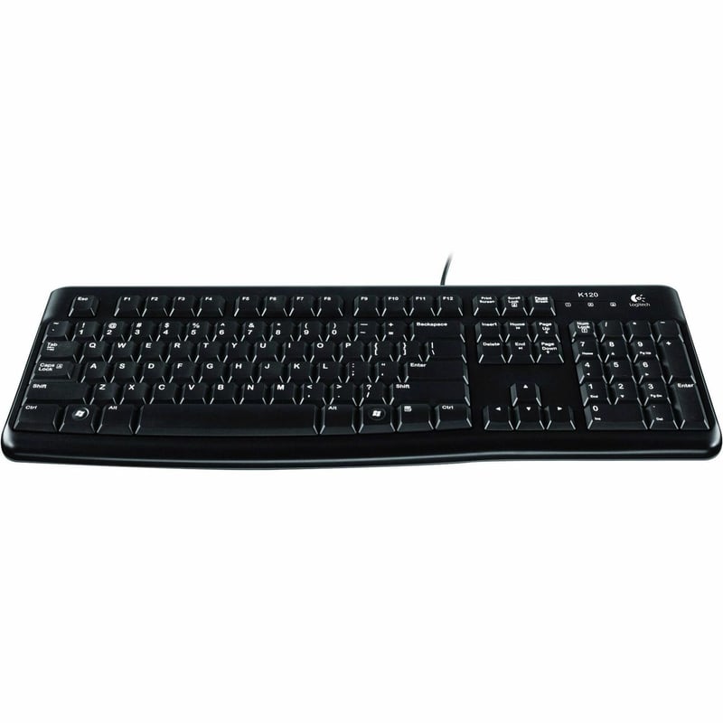Logitech K120 Plug-and-Play USB Keyboard - Thumbnail 1
