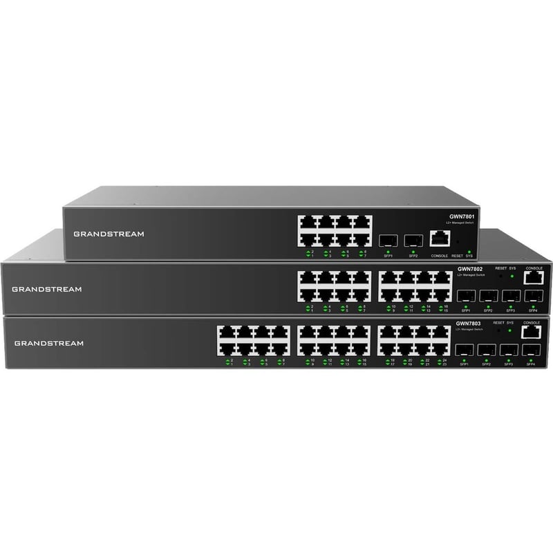 Grandstream Enterprise Layer 2+ Managed Network Switch - Thumbnail 4