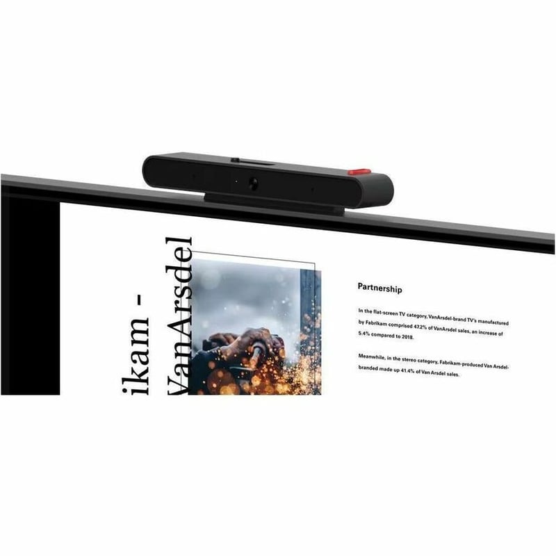 Lenovo ThinkCentre TIO22GEN5 22" Class Webcam Full HD LED Monitor - 16:9 - Black - Thumbnail 4