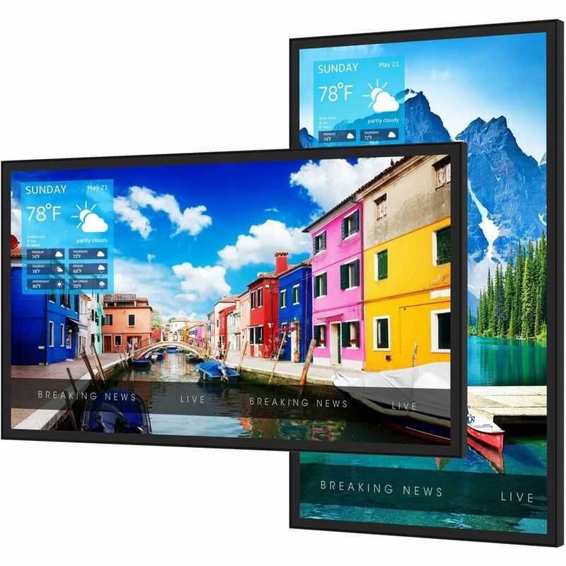 Peerless-AV® Xtreme™ High Bright Outdoor Display XHB5541 54.6" LED-LCD TV - Black - Thumbnail 2