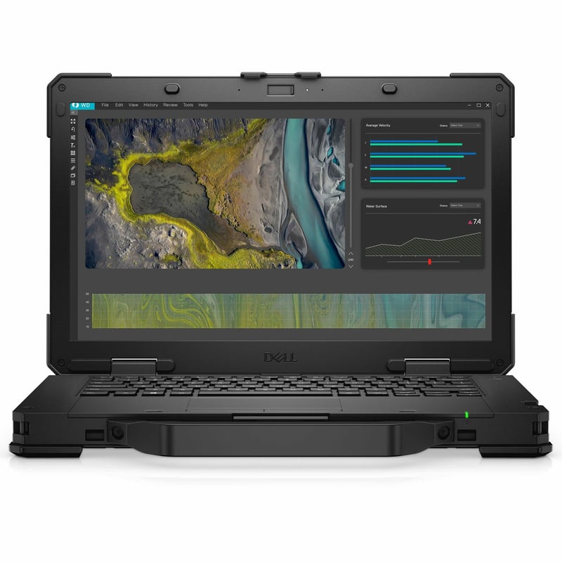 Dell Latitude 5000 5430 14" Touchscreen Rugged Notebook - Full HD - 60 Hz - Intel Core i5 11th Gen i5-1145G7 - vPro Technology - 16 GB - 512 GB SSD - English Keyboard - Maluck Black - Thumbnail 1