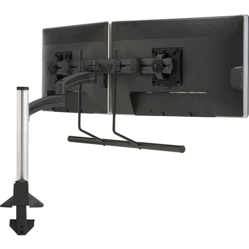 Chief Kontour K2C Articulating Dual Monitor Desk Mount - For 10-24 Inch Monitors - Display Desk Mount - Black