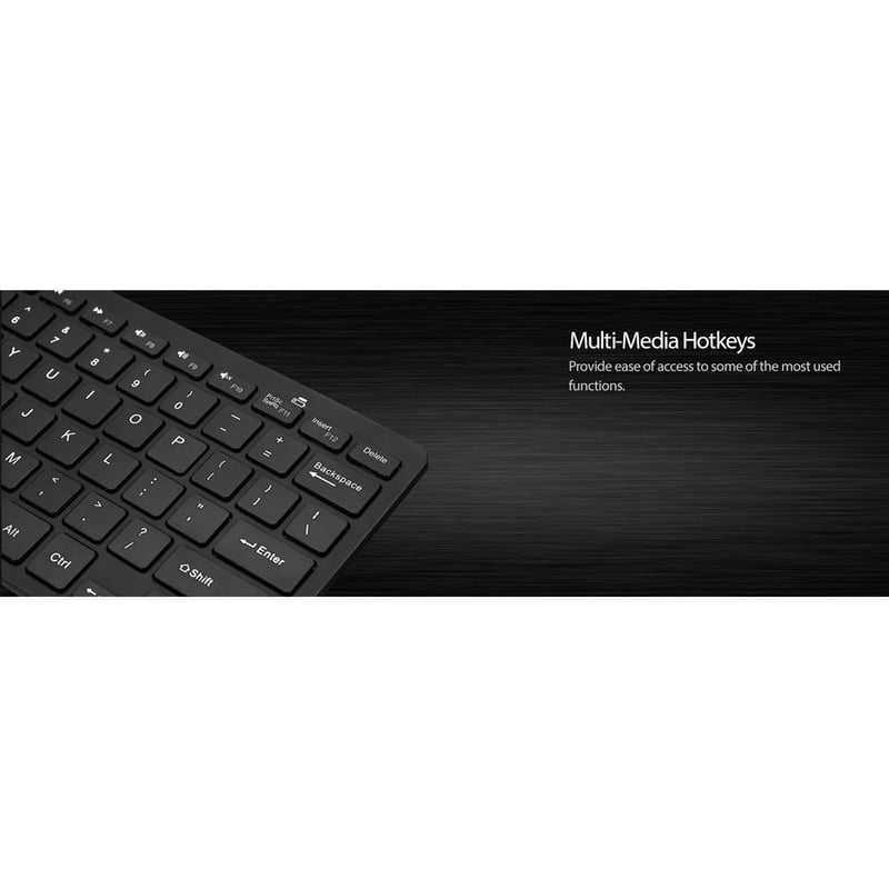 Adesso Bluetooth Wireless SlimTouch Mini Keyboard - Thumbnail 5