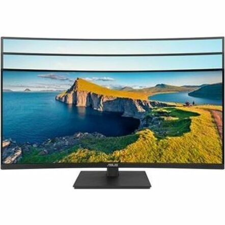 Asus VA34VCPSN 34" Class UW-QHD Curved Screen LED Monitor - 21:9 - Matte Black - Thumbnail 3