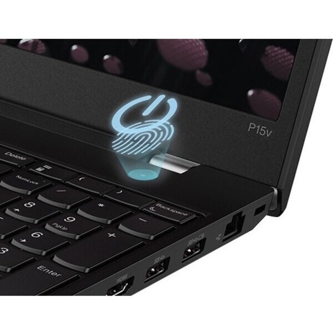 Lenovo ThinkPad P15v Gen 3 21EM004EUS 15.6" Mobile Workstation - Full HD - 1920 x 1080 - AMD Ryzen 5 PRO 6650H Hexa-core (6 Core) 3.30 GHz - 16 GB Total RAM - 512 GB SSD - Black
