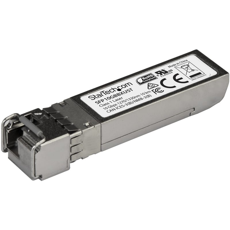 StarTech.com MSA Uncoded SFP+ Transceiver Module - 10GBASE-BX - 10 GbE Gigabit Ethernet BiDi Fiber (SMF) - Thumbnail 1
