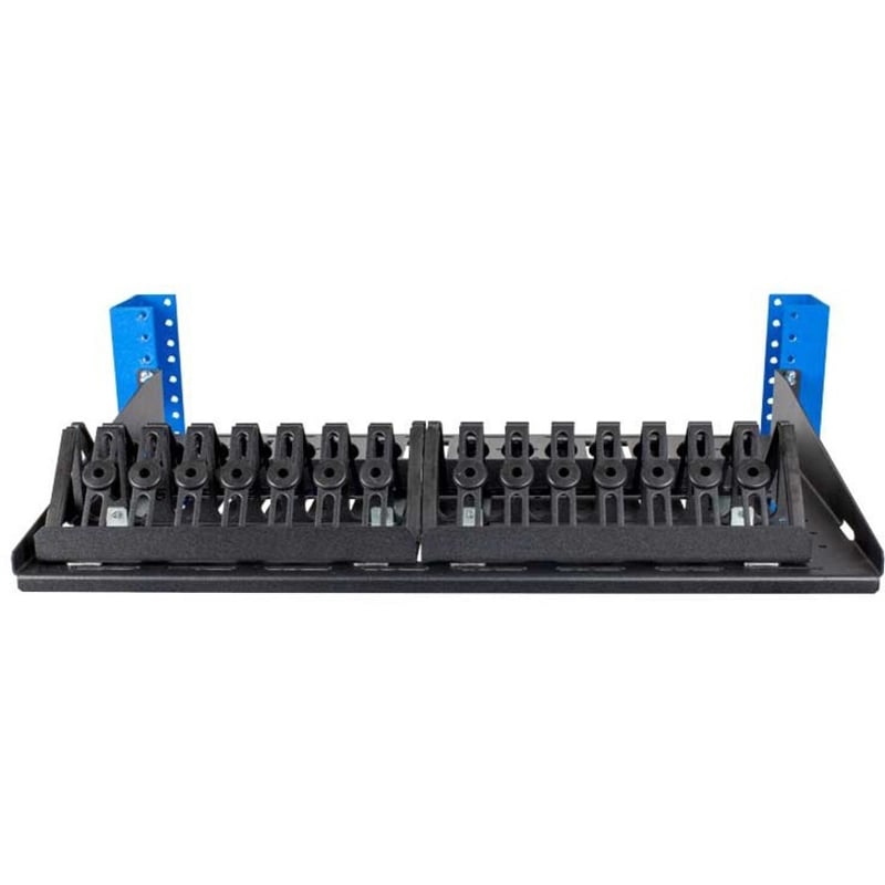 Rack Solutions 8-Unit V2 Phone/Tablet Bracket Set 2-Pack for Modular Shelf - Thumbnail 3