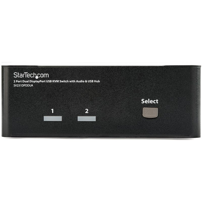 StarTech.com 2 Port Dual DisplayPort USB KVM Switch with Audio - Thumbnail 3