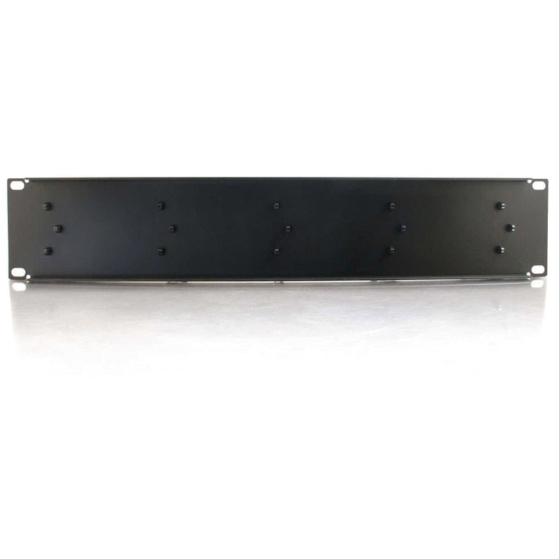 C2G 2u (3.5in) Cable Management Panel with 5 D-Rings - Thumbnail 4