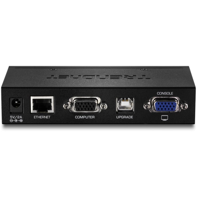 TRENDnet KVM Extension Kit, Extend Keyboard/Video/Mouse Controls, up to 100 Meters (328 ft.), Hot-Keys, Transmitter, Receiver, PS/2, VGA, TK-EX4 - Thumbnail 5