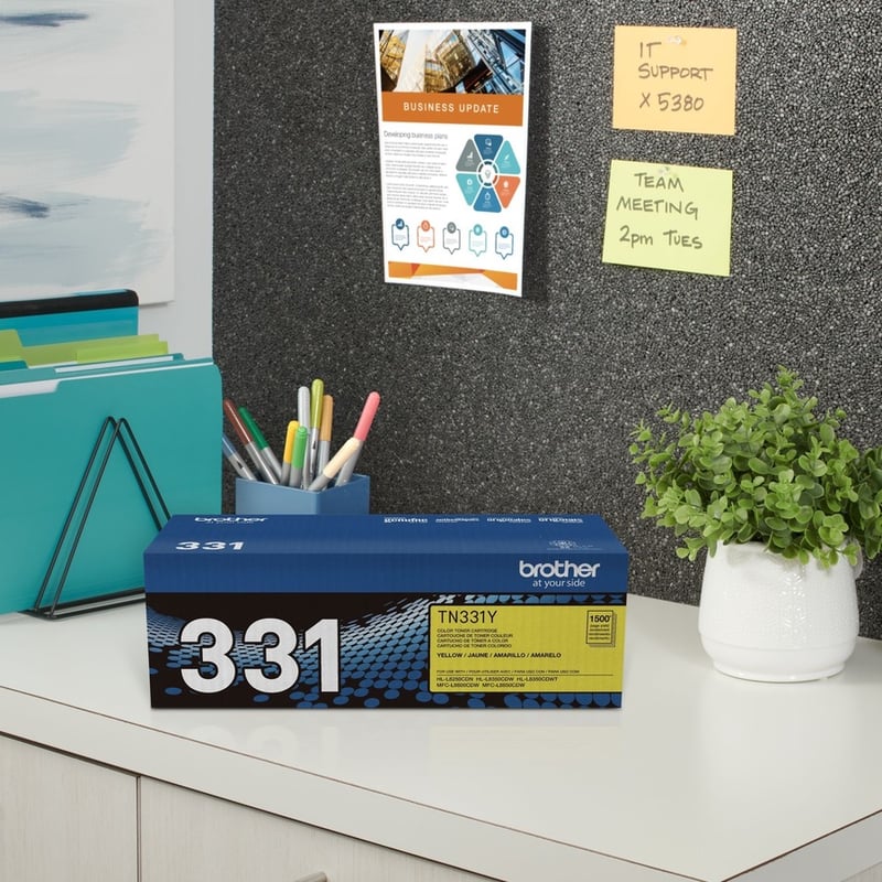 Brother Genuine TN331Y Yellow Toner Cartridge - Thumbnail 4