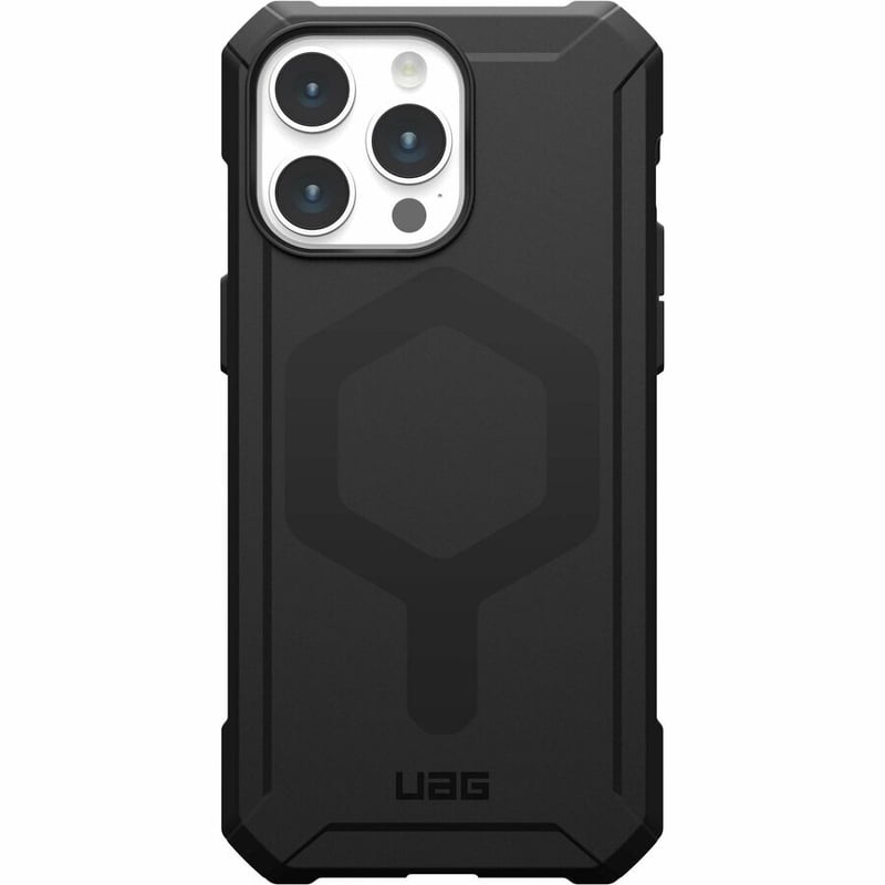 Urban Armor Gear Essential Armor iPhone 15 Pro Max Case - Black - Thumbnail 5