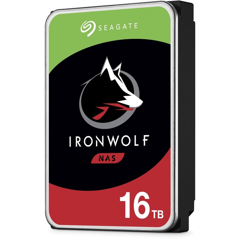 Seagate IronWolf ST16000VN001 16 TB Hard Drive - 3.5" Internal - SATA (SATA/600) - Conventional Magnetic Recording (CMR) Method - Thumbnail 3