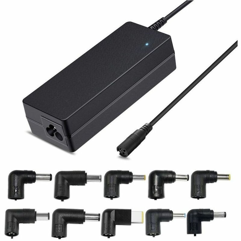 90W UNIVERSAL LAPTOP CHARGER WITH 10 INTERCHANGEABLE LAPTOP TIPS - Thumbnail 1