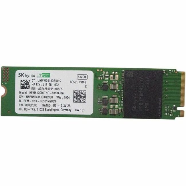 HP 512GB TRIPLE-LEVEL CELL PCIE 3.0 X4 SSD