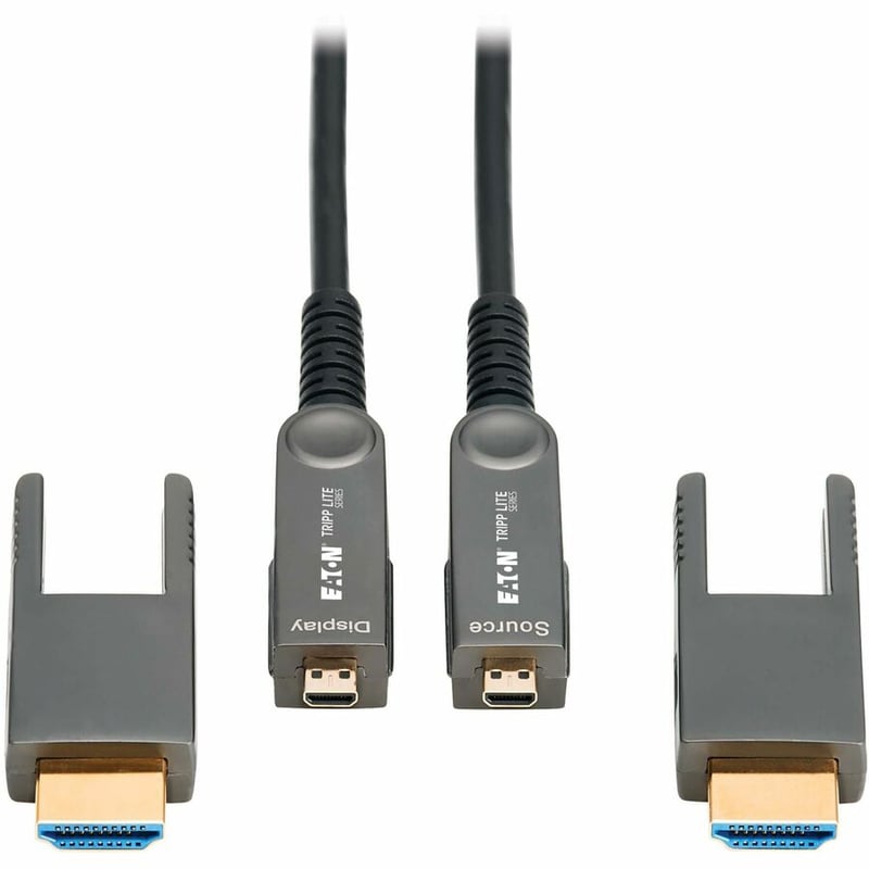 HDMI FIBER ACTIVE OPTICAL CABLE DETACH CONNECTORS M/M 8K BLACK 20M - Thumbnail 5