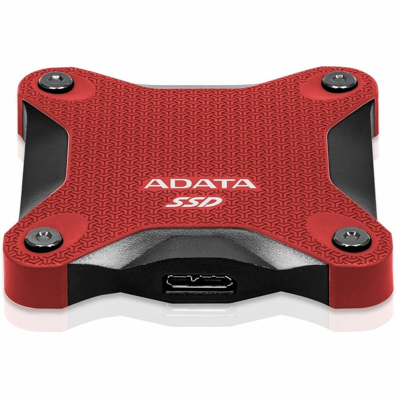 Adata SD600Q 480 GB Portable Solid State Drive - External - Red - Thumbnail 2