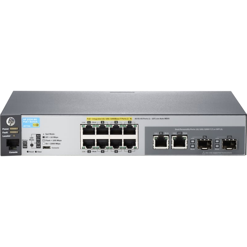 HPE Ingram Micro Sourcing 2530-8G-PoE+ Ethernet Switch