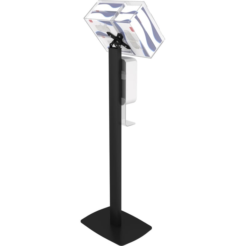 CTA Digital: Premium Thin Profile Sanitizing Station (Black) - Thumbnail 5