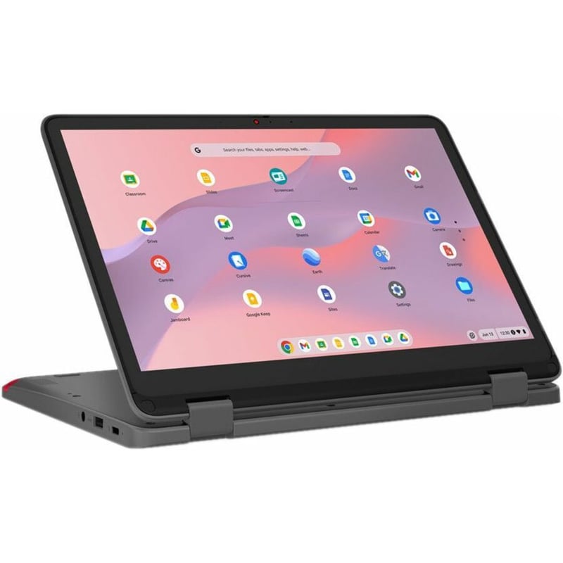 Lenovo 500e Yoga Chromebook Gen 4 82W40009US 12.2" Touchscreen Convertible 2 in 1 Chromebook - WUXGA - 1920 x 1200 - Intel N100 Quad-core (4 Core) - 4 GB Total RAM - 4 GB On-board Memory - 32 GB Flash Memory - Graphite Gray - Thumbnail 2