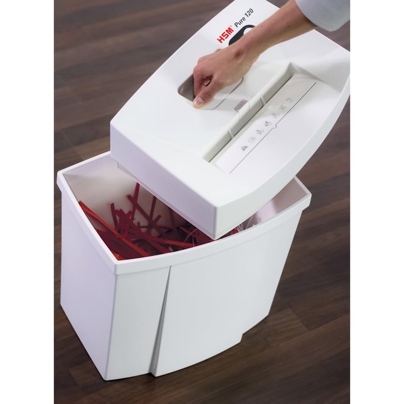 HSM Pure 120 Strip-Cut Shredder - Thumbnail 4