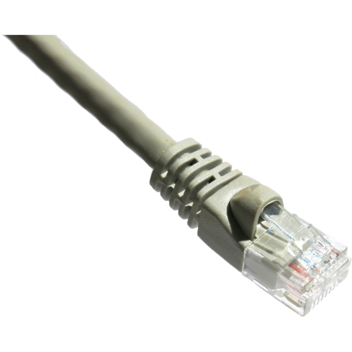 Axiom 3FT CAT6 550mhz Patch Cable Molded Boot (Gray) - Thumbnail 2