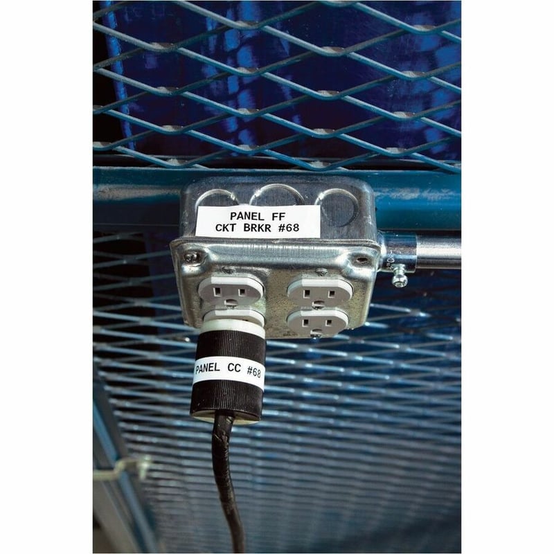 Brady Aggressive Adhesive Multi-Purpose Polyester Label Tape for M7 Printers - 0.475" - Thumbnail 2