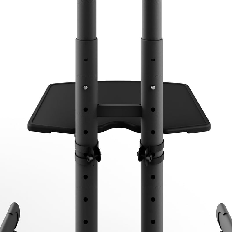 Kanto MTM65PL Mobile TV Mount with Adjustable Shelf for 37-inch to 65-inch TVs - Thumbnail 2