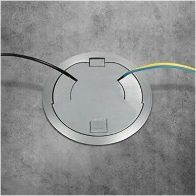 Wiremold 8in Surface Style Cvr Assembly Aa Brushed Aluminum - Thumbnail 3