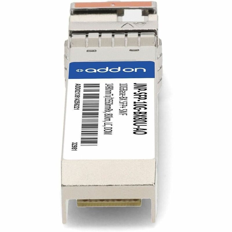 AddOn Juniper Networks® JNP-SFP-10G-BX80U Compatible TAA 10GBase-BX SFP+ Transceiver (SMF, 1490nmTx/1550nmRx, 80km, LC, DOM) - Thumbnail 4