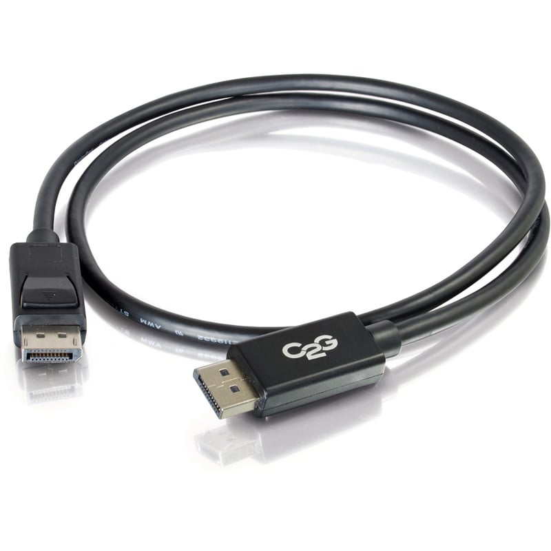 6FT DISPLAYPORT M/M BLK CABLE - Thumbnail 4