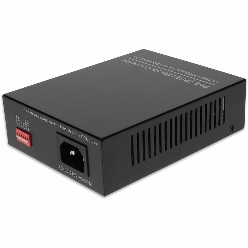 1G-TX RJ-45 TO 1G-FX CONVERTER OPEN MULTI-RATE SFP PORT 30W POE+ - Thumbnail 2