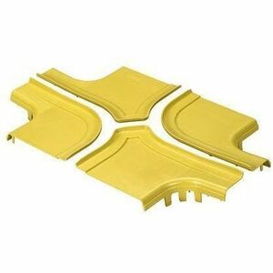 Panduit Snap-On Cover, 4-Way Cross, 24" x 4" (600mm x 100mm), FiberRunner, YL