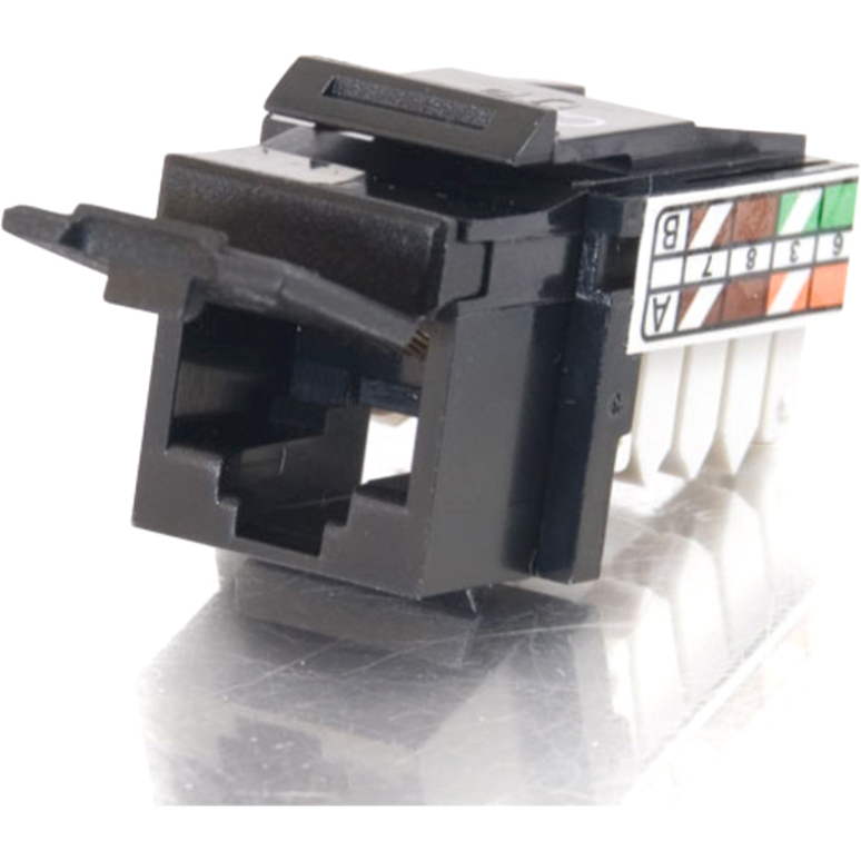 CAT5E 90 KEYSTONE JACK BLK - Thumbnail 2