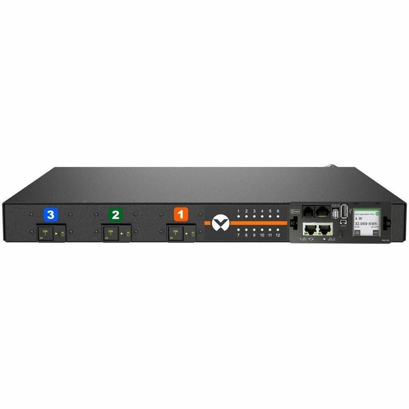Vertiv Geist rPDU MNS5M1R6-12CF18-3TL21A0H10-S 12-Outlets PDU - Thumbnail 1