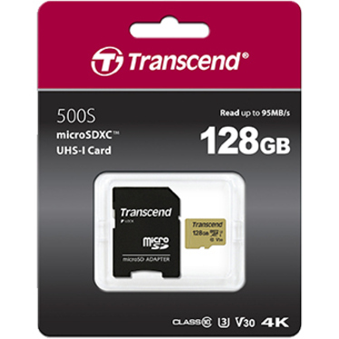 Transcend 128 GB Class 10/UHS-I (U3) microSDXC - Thumbnail 2
