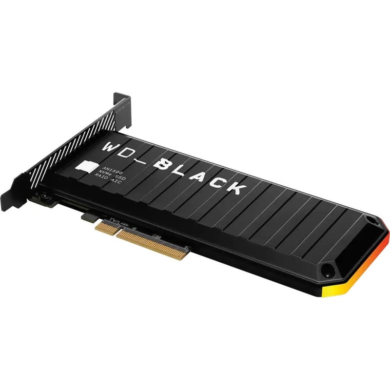 Western Digital Black AN1500 WDS100T1X0L 1 TB Solid State Drive - Plug-in Card Internal - PCI Express NVMe (PCI Express NVMe 3.0) - Thumbnail 2