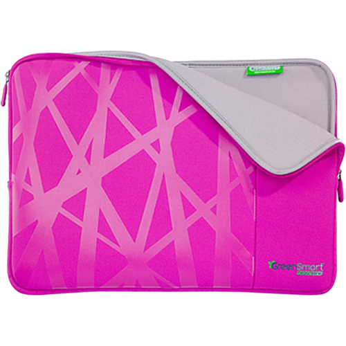 GreenSmart Akepa Carrying Case (Sleeve) for 15" MacBook - Azalea - Thumbnail 1