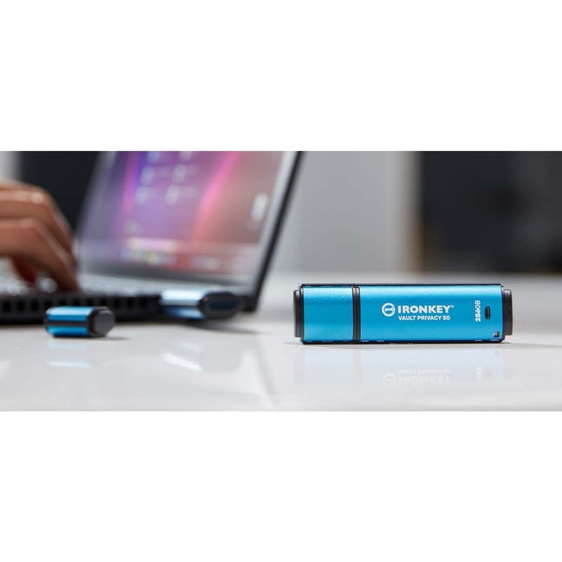 IronKey Vault Privacy 50 Series 256GB USB 3.2 (Gen 1) Type A Flash Drive - Thumbnail 3
