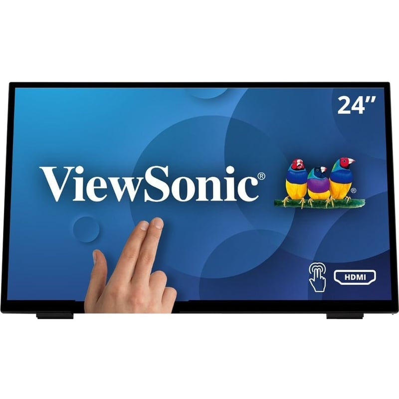 ViewSonic TD2465 24 Inch 1080p Touch Screen Monitor with Advanced Ergonomics, HDMI and USB Inputs - Thumbnail 2