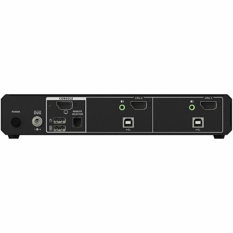 2-PORT SINGLE VIEW TRUE UNIVERSAL (DP/HDMI) SECURE KVM - Thumbnail 4