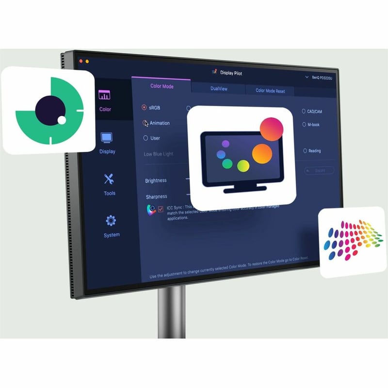 BenQ GW2490 24" Class Full HD LED Monitor - 16:9 - Black - Thumbnail 3