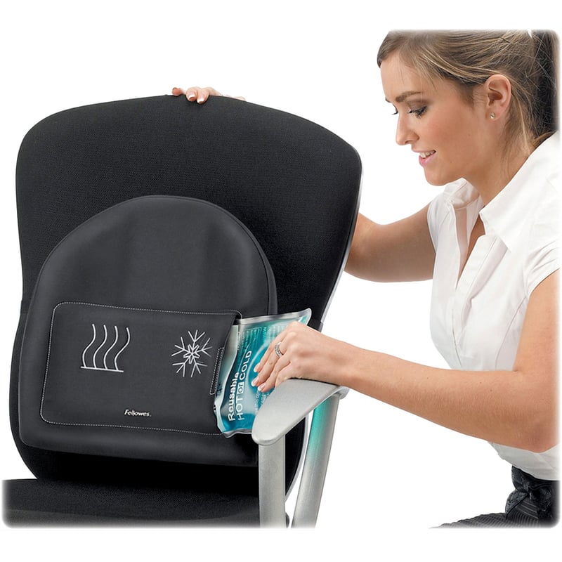 Fellowes Heat and Soothe Back Support - Thumbnail 2